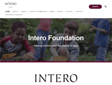 Tablet Screenshot of interofoundation.org